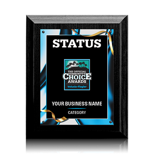 Winner or Finalist Plaque