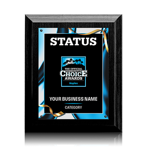 Winner or Finalist Plaque