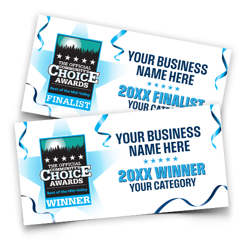 Winner or Finalist Banner