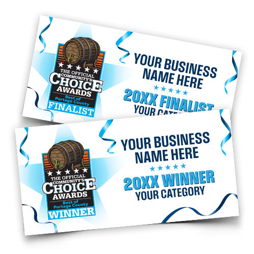 Winner or Finalist Banner