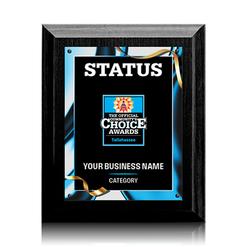 Winner or Finalist Plaque