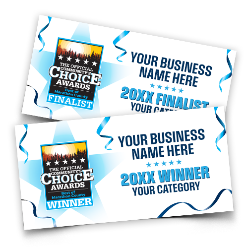 Winner or Finalist Banner