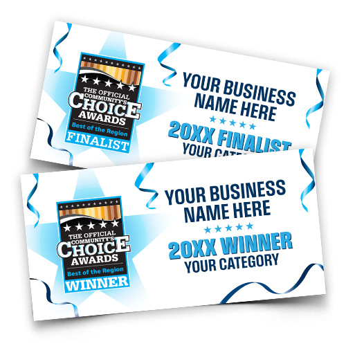 Winner or Finalist Banner