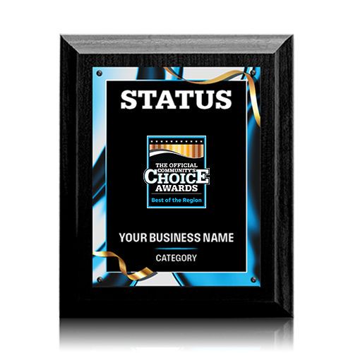 Winner or Finalist Plaque