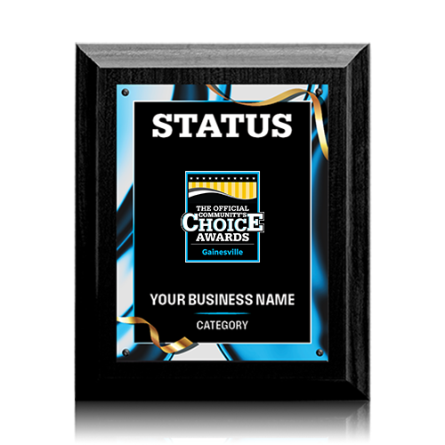 Winner or Finalist Plaque