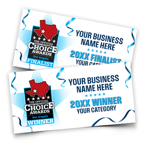 Winner or Finalist Banner