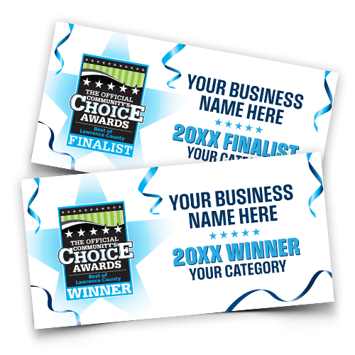 Winner or Finalist Banner