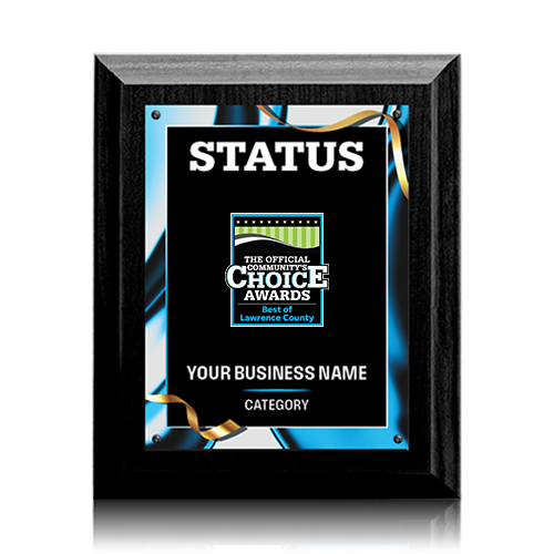 Winner or Finalist Plaque