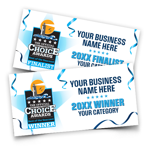 Winner or Finalist Banner