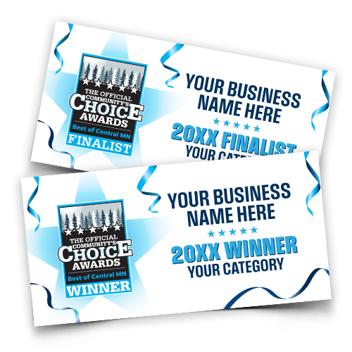Winner or Finalist Banner