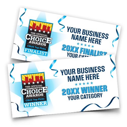 Winner or Finalist Banner