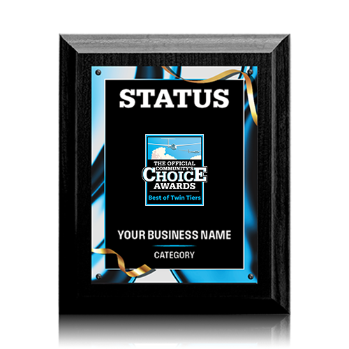 Winner or Finalist Plaque