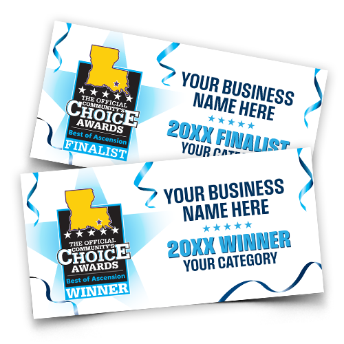 Winner or Finalist Banner