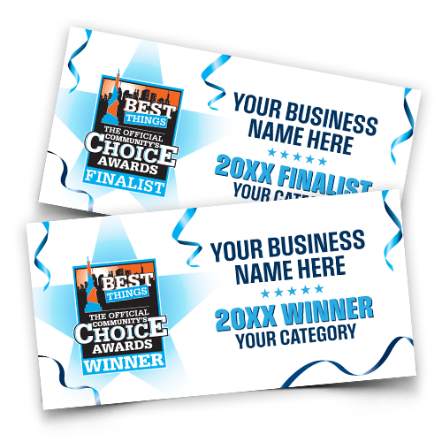 Winner or Finalist Banner