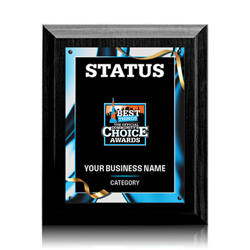 Winner or Finalist Plaque