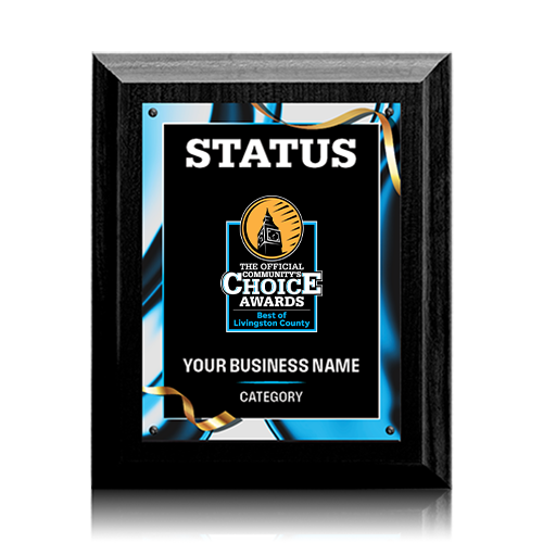 Winner or Finalist Plaque