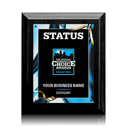 Winner or Finalist Plaque