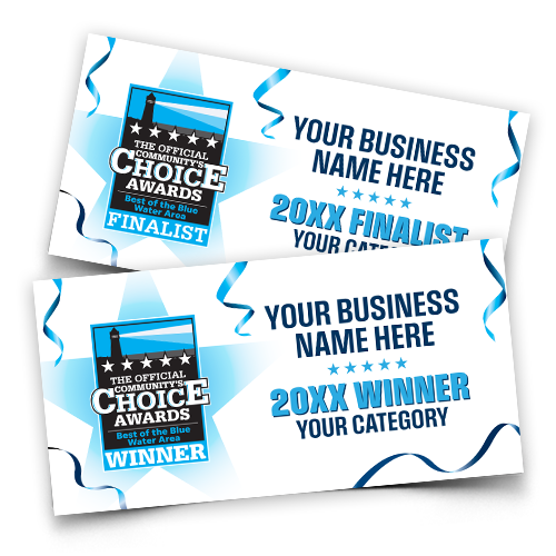 Winner or Finalist Banner